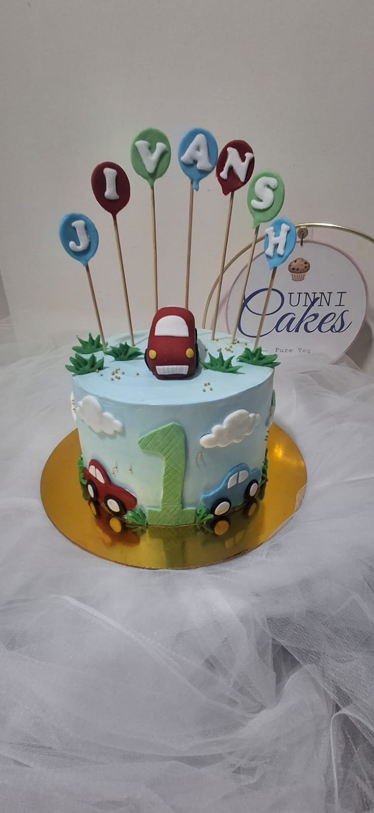 Pure veg homemade cake design 3