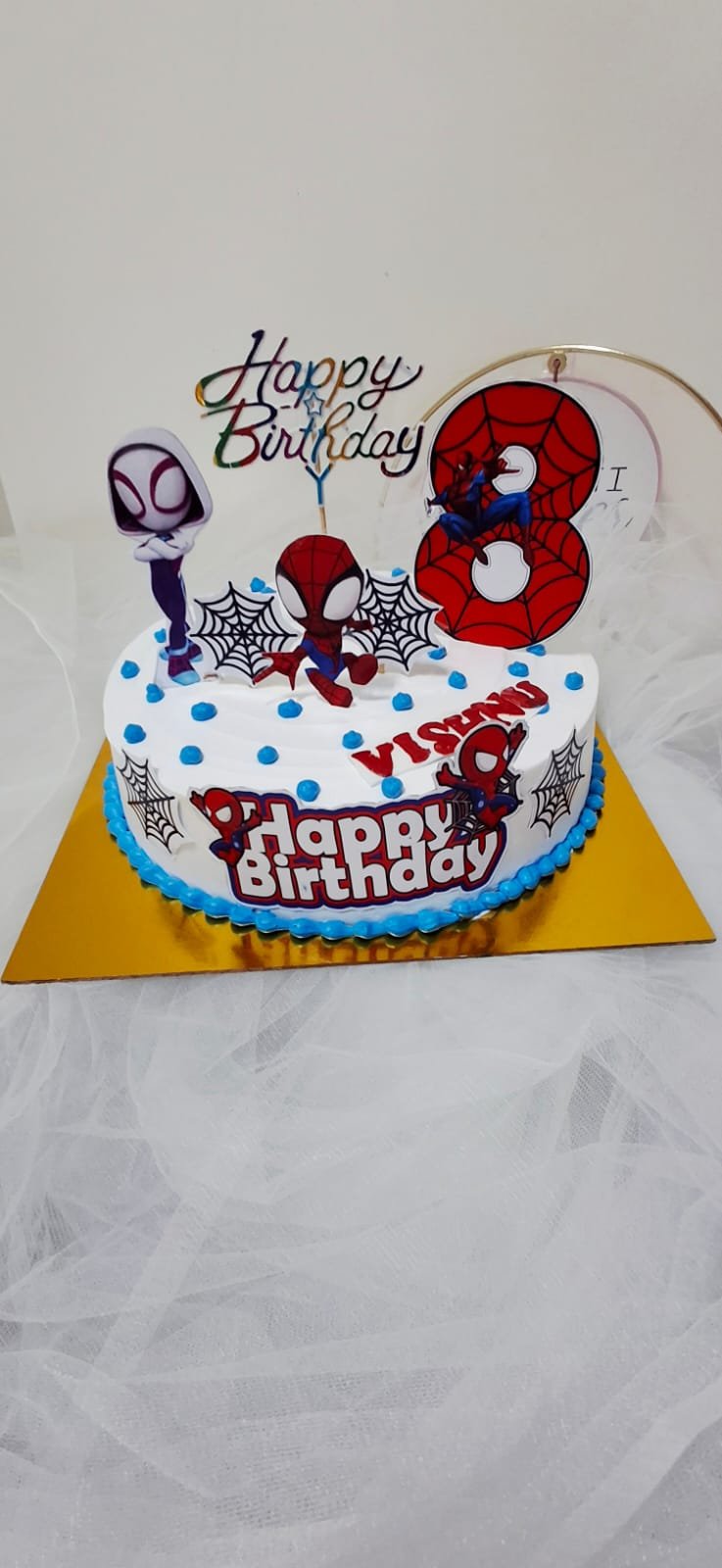 Pure veg homemade cake design 4