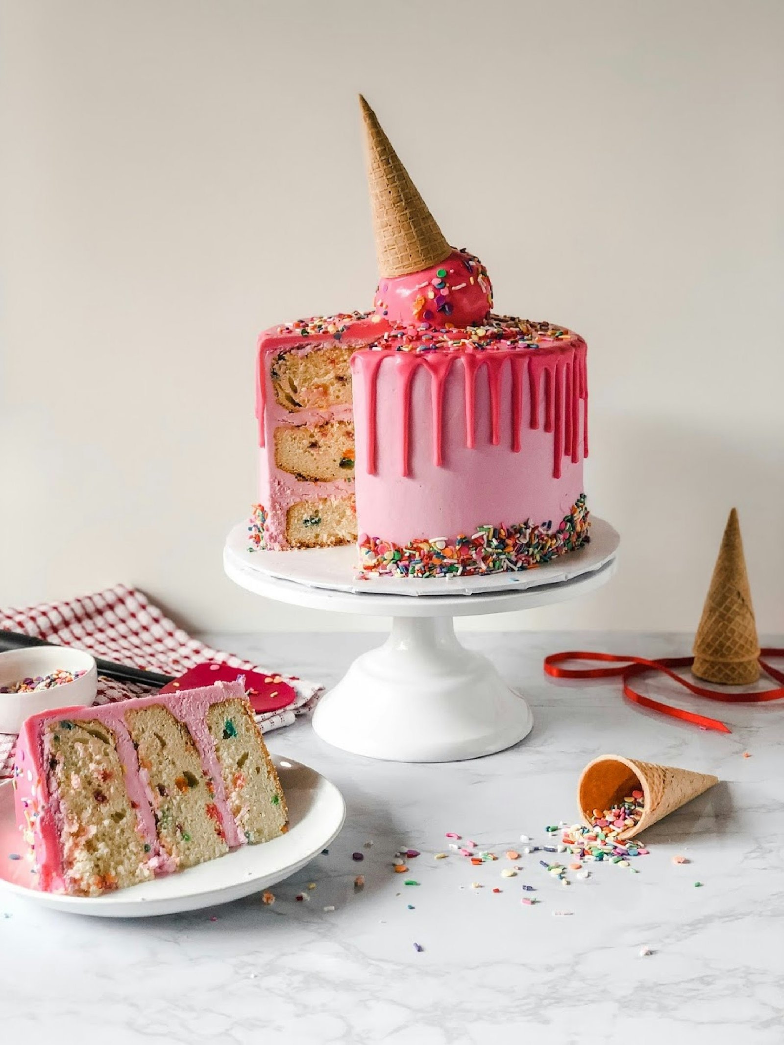 Berry Vanilla cake